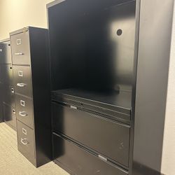 2 drawer Armoire file cabinet  “ 30” x 20” x 60” 