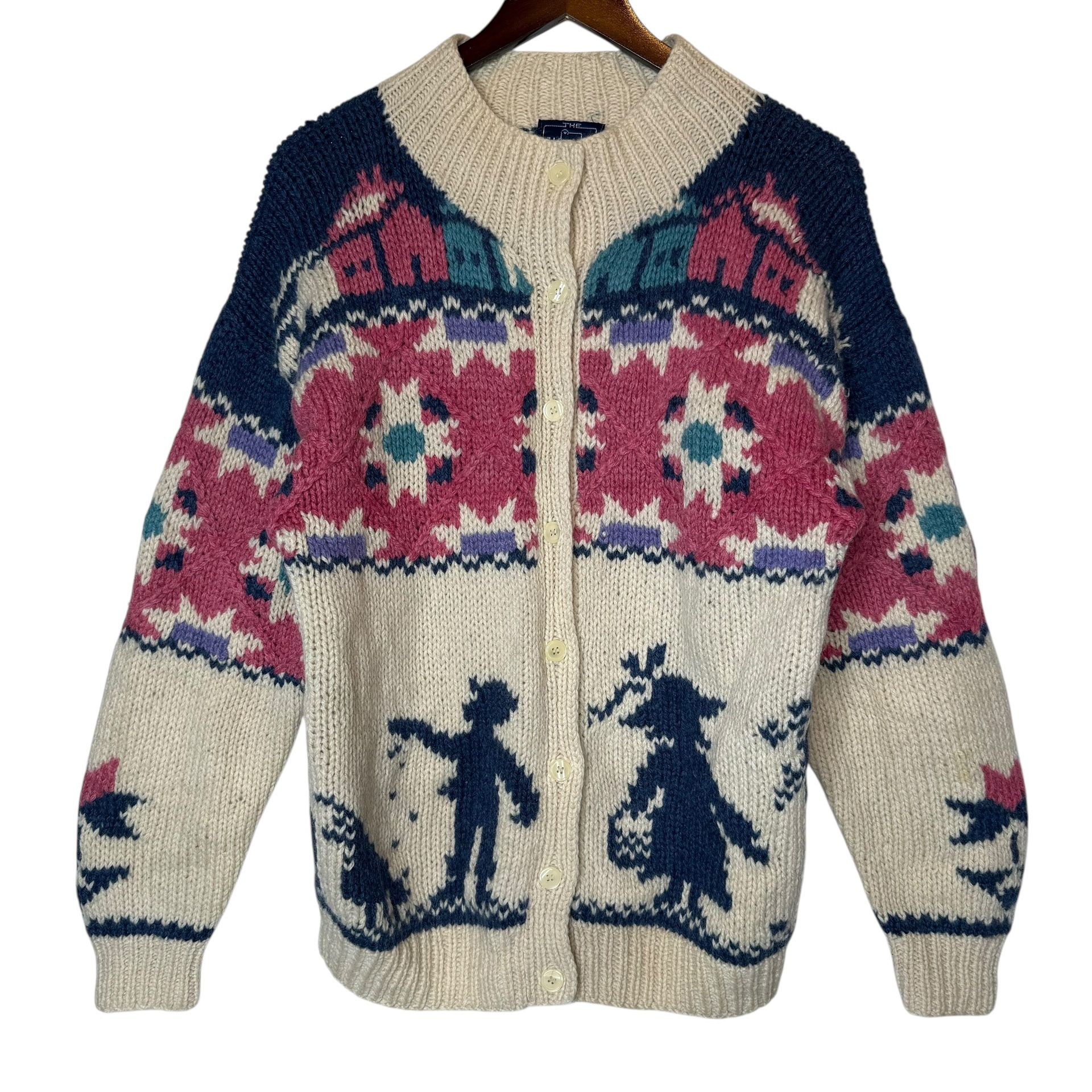 Vintage Woolrich Wool Cardigan Large