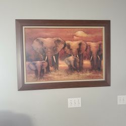 Elephant picture frame