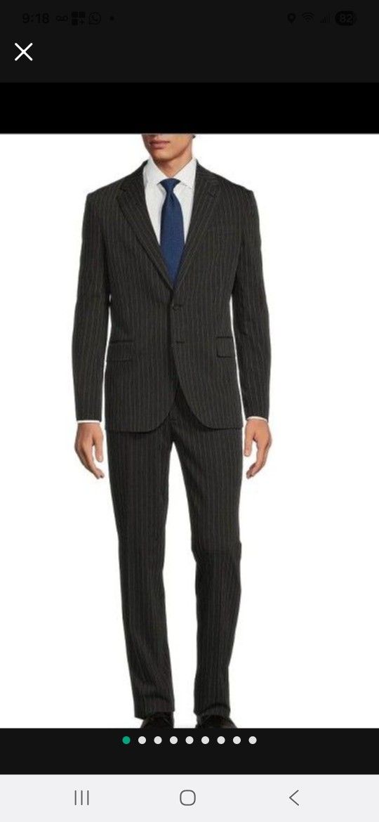 Polo Ralph Lauren
Performance Modern Fit Flat Front Pinstripe Twill 2-Piece Suit