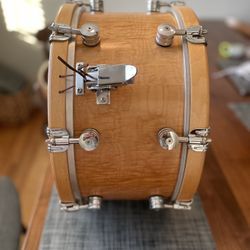 Custom Keller Quilted Maple/Gum Snare Drum (Gretsch Specs)