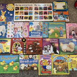 Toddler Children’s Interactive Or Board Books 3.00 Each