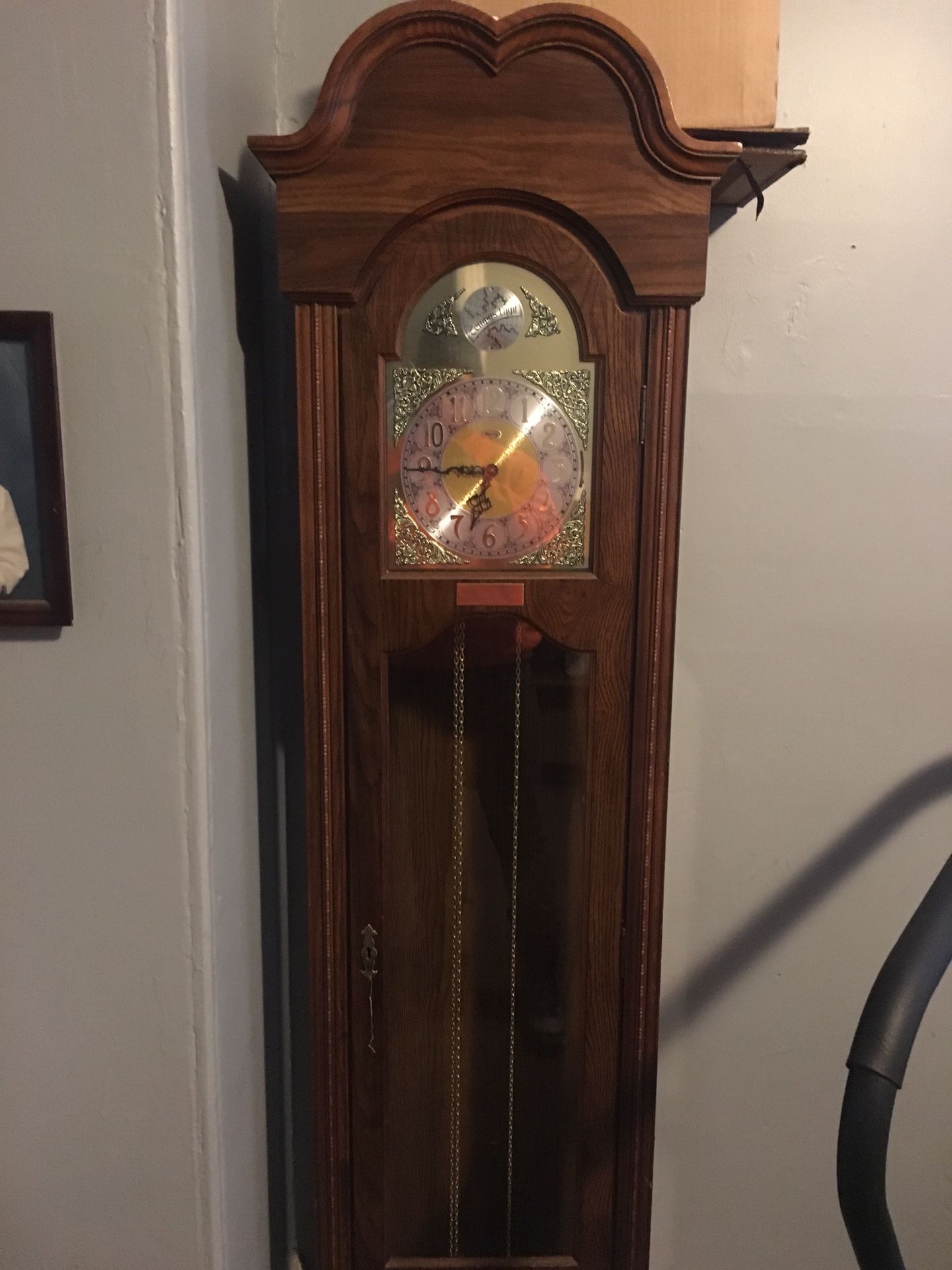 Vintage Tempus Fugit Grandfather clock