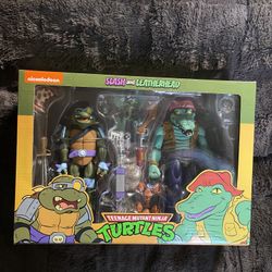 Neca Tmnt Slash And Leather head 