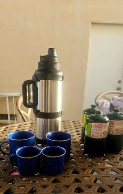 Manna 4l thermo and 4 camping cups Free propane with purchase