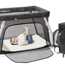 Guava travel crib with case