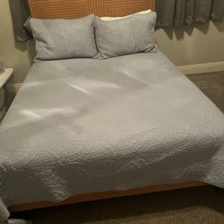 Full Mattress and frame. Bob-o-pedic Mattress