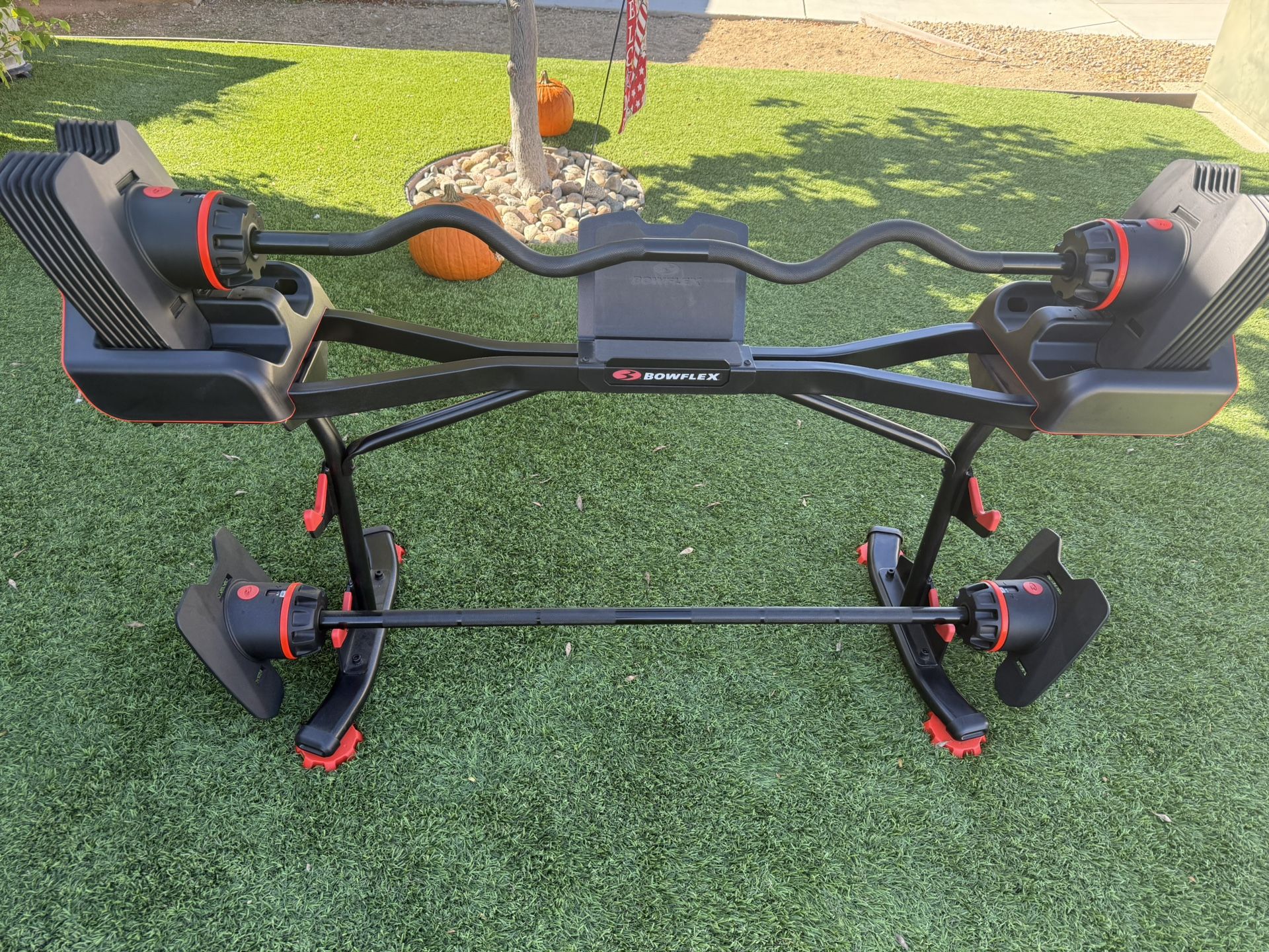 BowFlex SelectTech 2080 Adjustable Barbell with Curl Bar