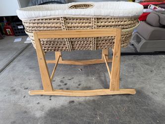 Cute Wicker Bassinet