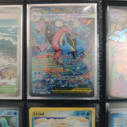 Mega Greninja EX SIR Near Me Pulled Fresh From Booster Bundle Straight To Sleeve Then Binder