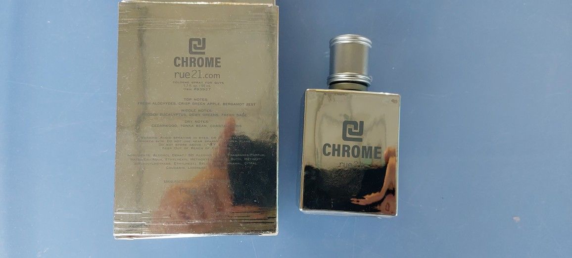 RUE 21~ CJ Chrome Carbon Limited Edition Cologne Spray 1.7 fl. oz/50