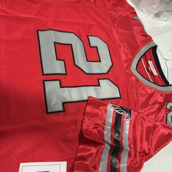 FALCONS DEION SANDERS THROWBACK MITCHELL & NESS JERSEY SZ 2XL….$99
