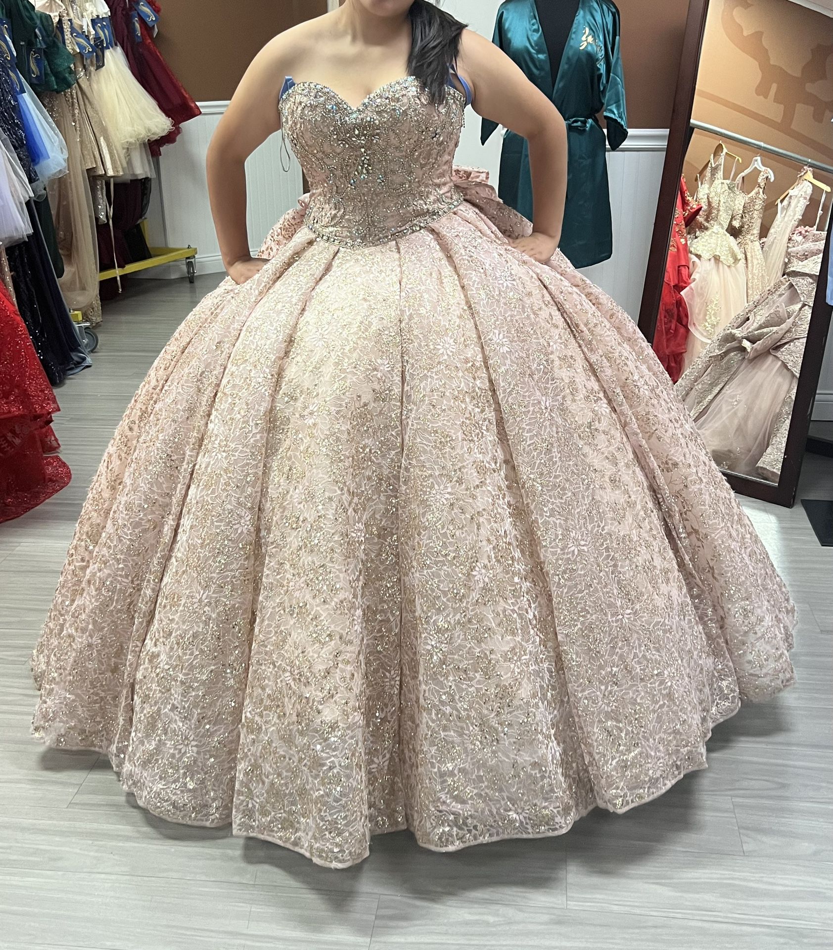 Quinceanera Dress And Items. 
