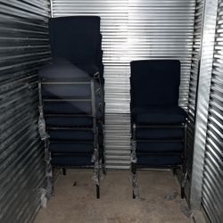 Flash Furniture Advantage Navy Discount Church Chair - 18 in. Wide