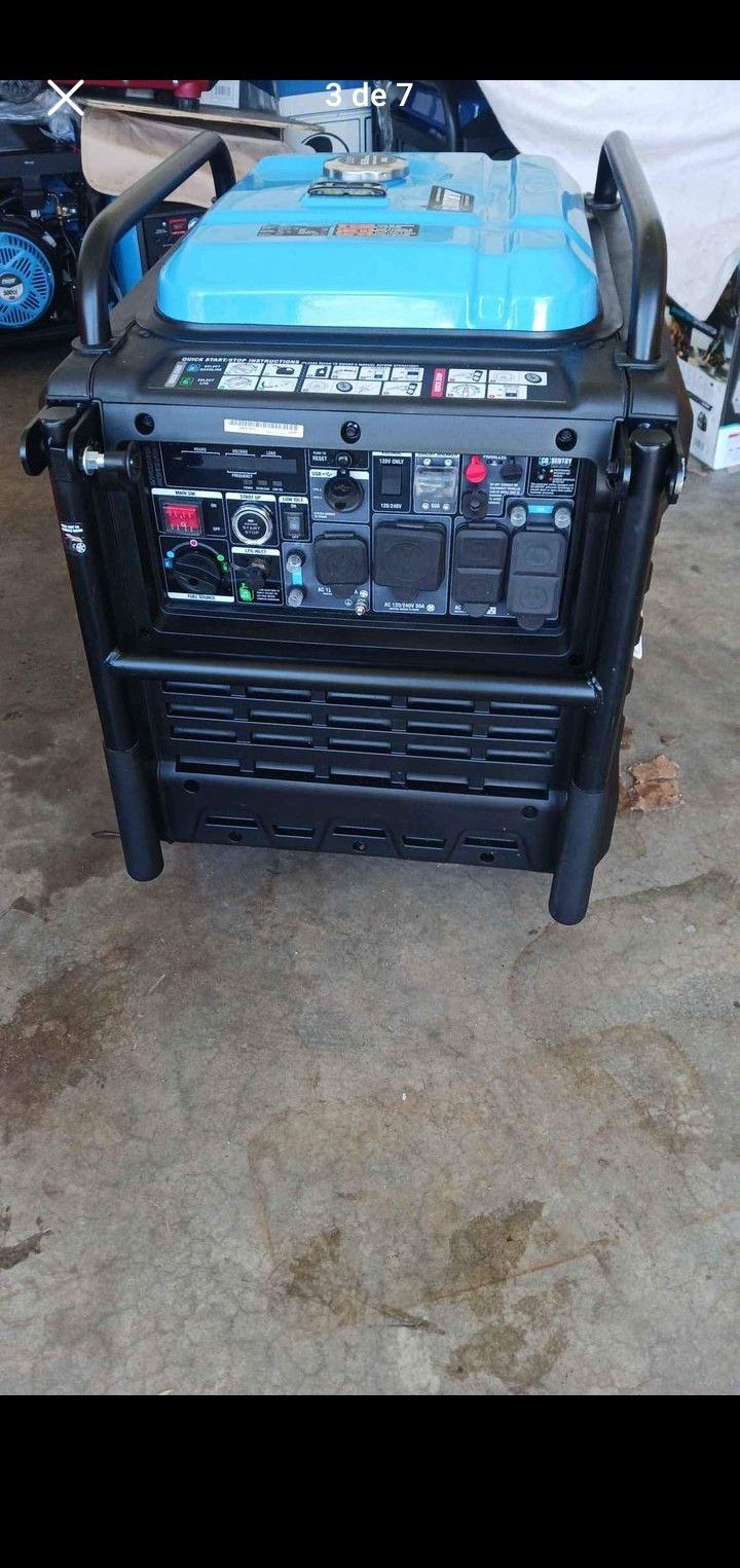 USADOR PULSAR 9500 WATTS DUAL FUEL INVERTER SILENCIOSO CONTROL START Y
