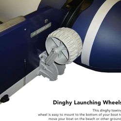 Inflatable Boat Launching Folding Wheels