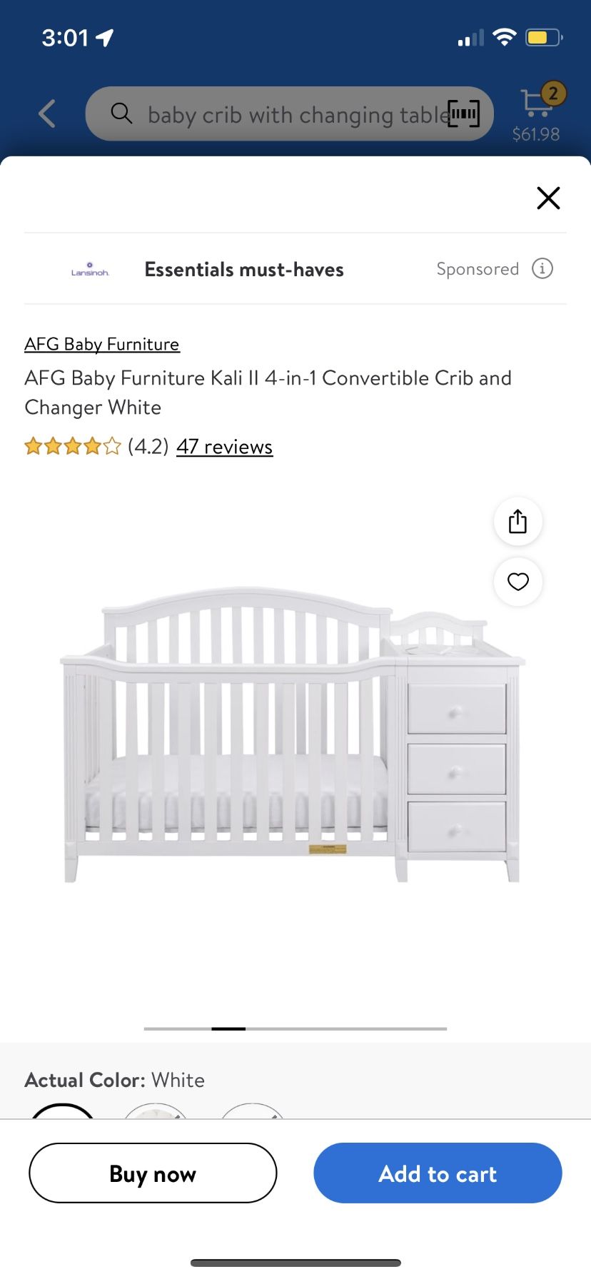 Four In One BRAND NEW CRIB 