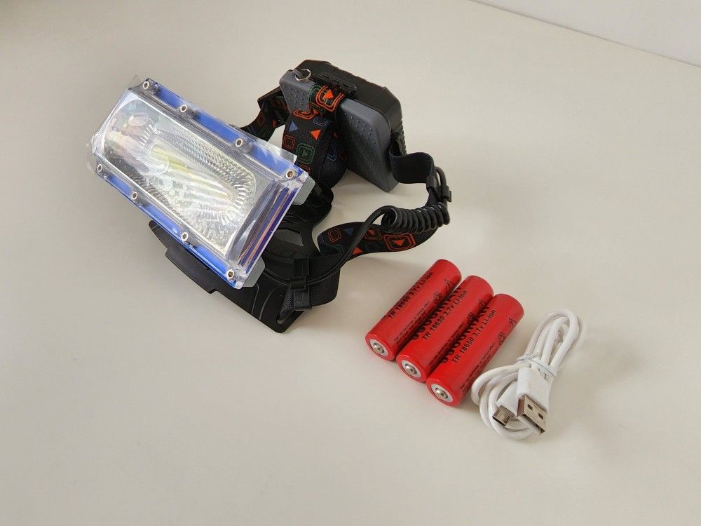 LED USB Rechargeable Headlamp Headlight Hunting Fishing Torch Flashlight
