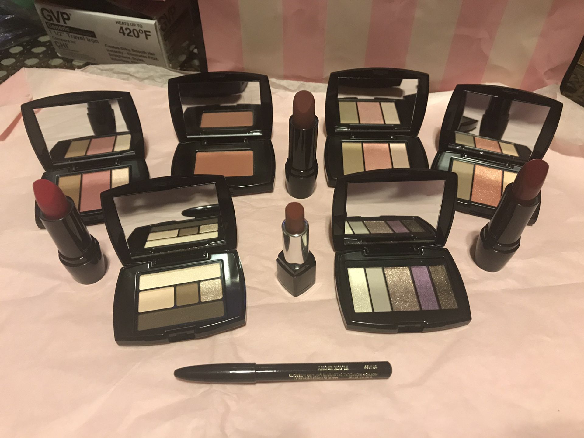 New Lancome Makeup, Eyeshadow, Blush, Lipstick, Brushes $10 Each