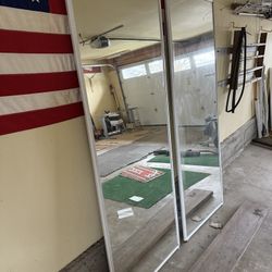 Free: 2 78in Tall Mirrors 