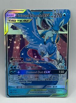 Non TCG Pokemon Articuno & Glaceon Tag Team Fan Art Card