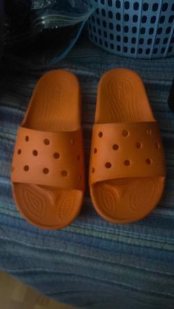 Orange Sandal Crocs