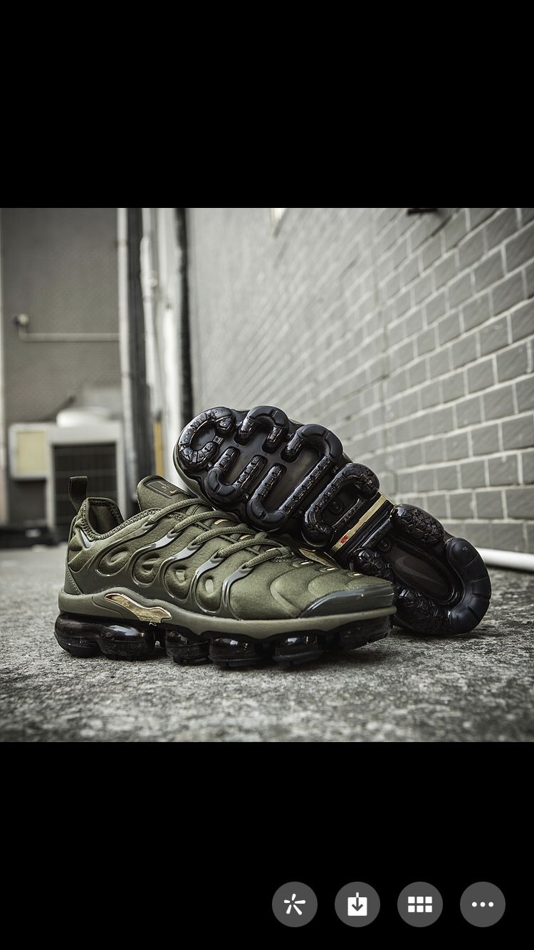 Khaki green vapormax plus on sale