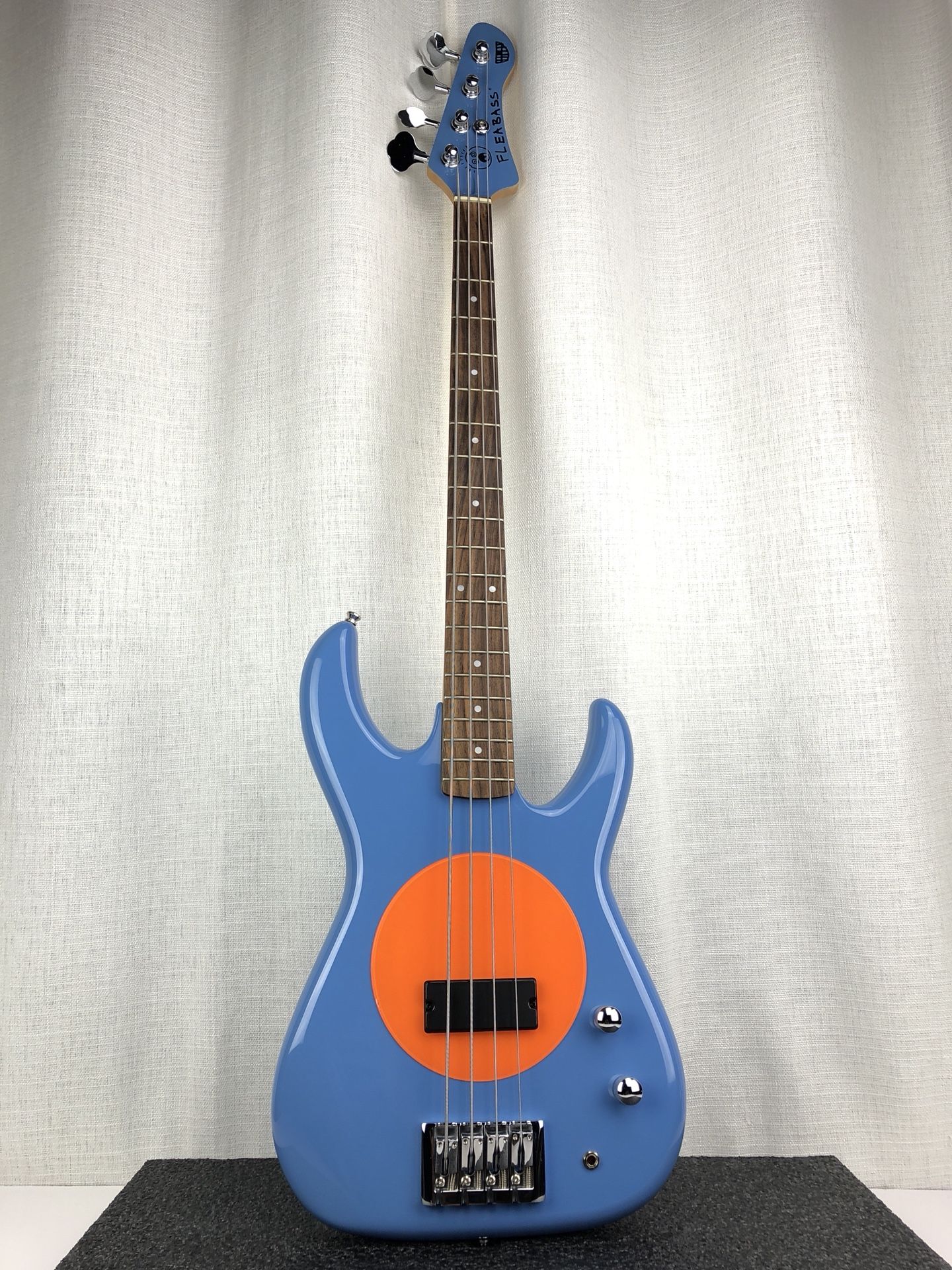 FLEA BASS Model "32" Electric Bass Water Blue & Orange "Red Hot Chili Peppers"