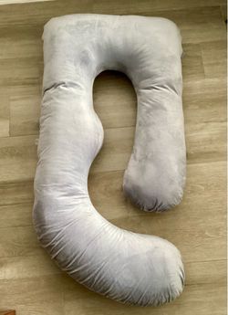Pregnancy Pillow for Sleeping U Shaped Full Body Maternity Pillow with Removable Cover - S Momcozy