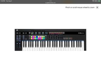 Nvation SL MK3 midi controller with independent build in key and scale features