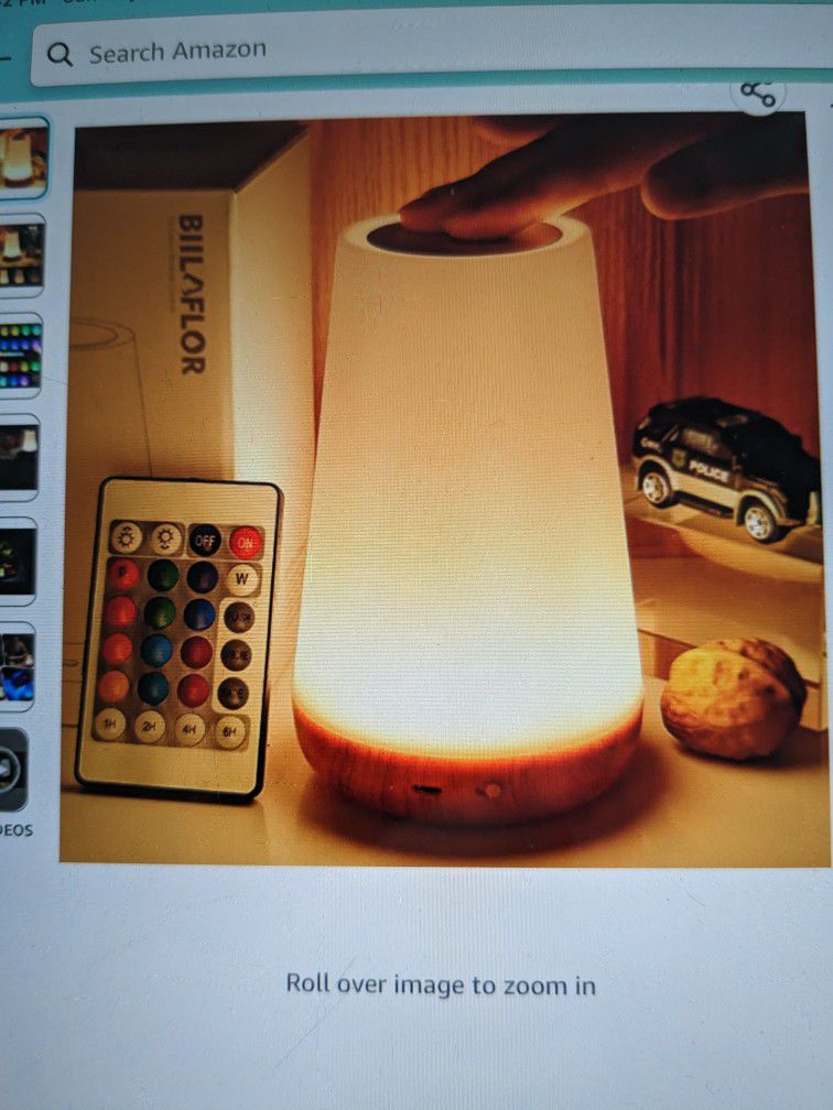 Touch Lamp Portable Dimmable Table Bedside Lamp