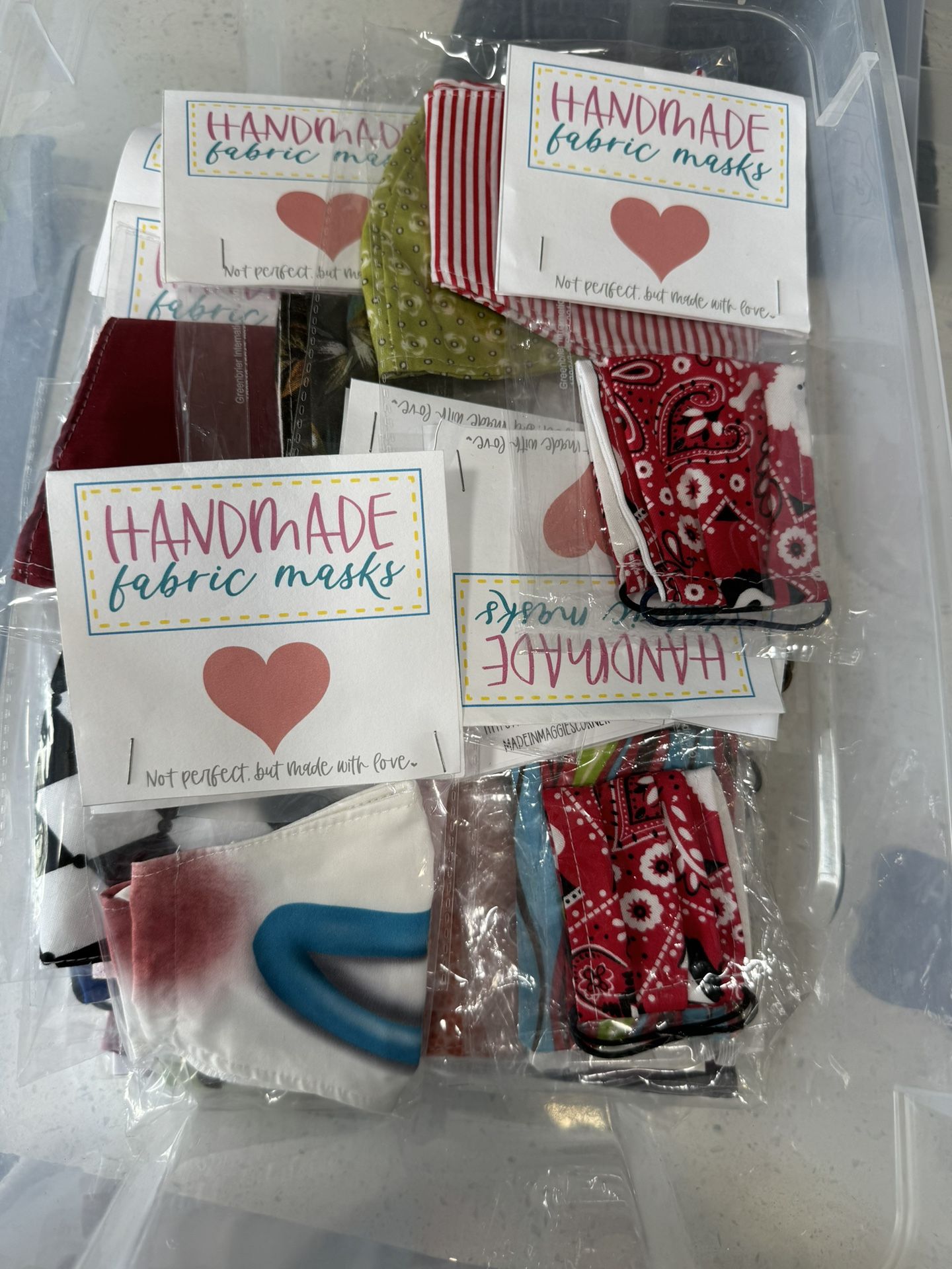 FREE Hand Made Face Masks