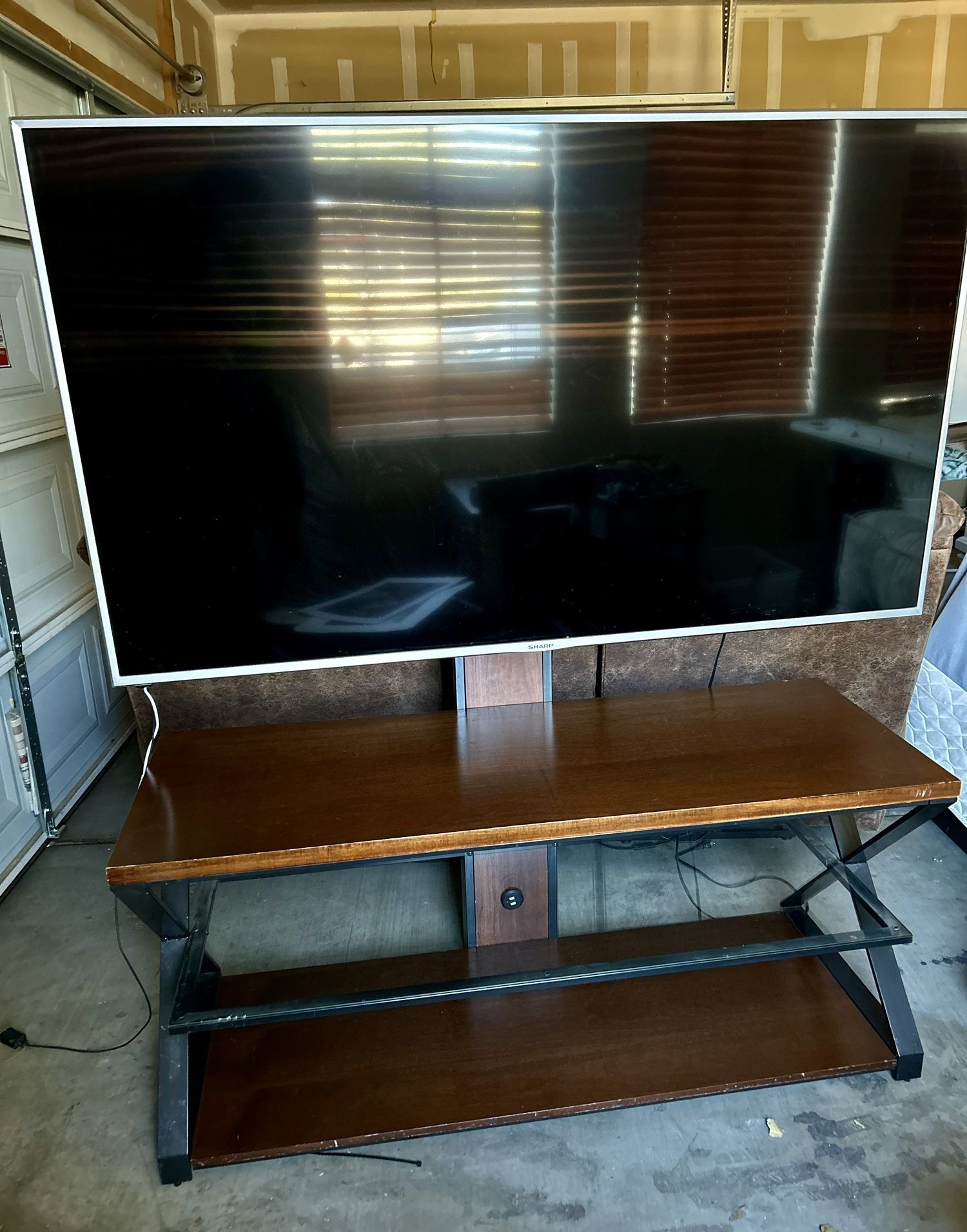 Sharp Brand LED LCD 65 Inch Tv With Built-In Stand