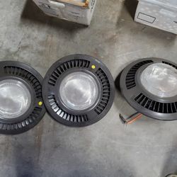 Lot of 3x RAB 78W LED Garage Light - Ceiling Mount - 4000K - 5,986 Lumens - 120-277V - Bronze