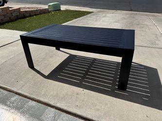 New All-Weather Aluminum Patio Coffee Table