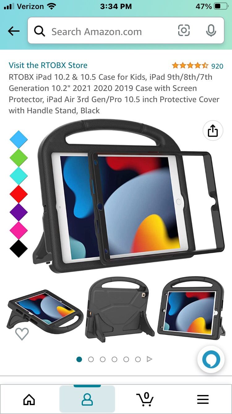 iPad Cases For 10.2 Size Tablet Says In The Description Page What iPad It Will Fit