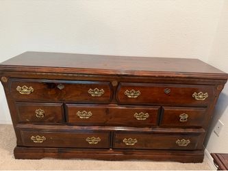 Dresser, chest of drawers and nightstand