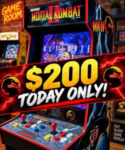 Arcade1Up Mortal Kombat II Legacy Edition w/ Riser – MINT CONDITION