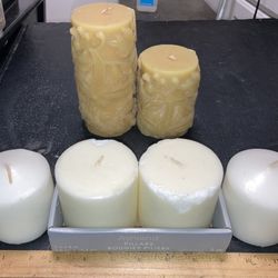 Unused Pillar Candle Lot