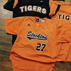 Size XL #27 UOP Pacific Tigers Baseball Jersey Authentic (3pack) XL