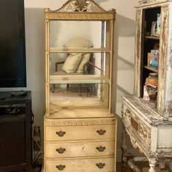 Greek Key Pattern Antique Etagere 