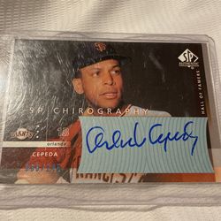 2003 SP Authentic Orlando Cepeda Auto