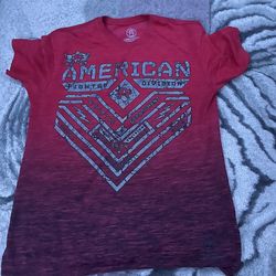 Red American Fighter