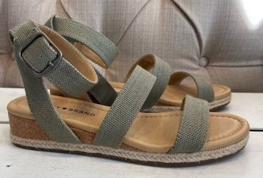 Women’s Lucky Brand Cork Wedge Sandals 