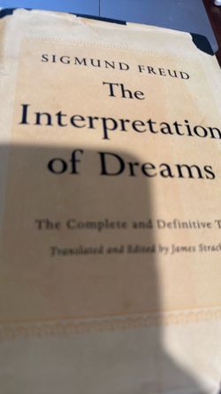 The Interpretation of Dreams.