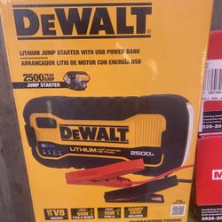 DeWalt Lithium Jump Starter 2500 Amp