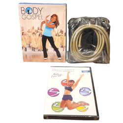 Body Gospel Faith Workout Beachbody DVD Set + Resistance Bands Donna Richardson