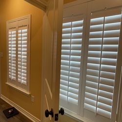 New Plantation Shutters 35X70 Square Windows Colors White Or Purre White Price Is $462 We Have Available 