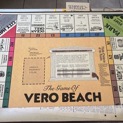 1981 VERO BEACH MONOPOLY GAME