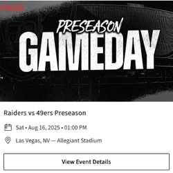 Raiders Versus The 49Ers Pregame 